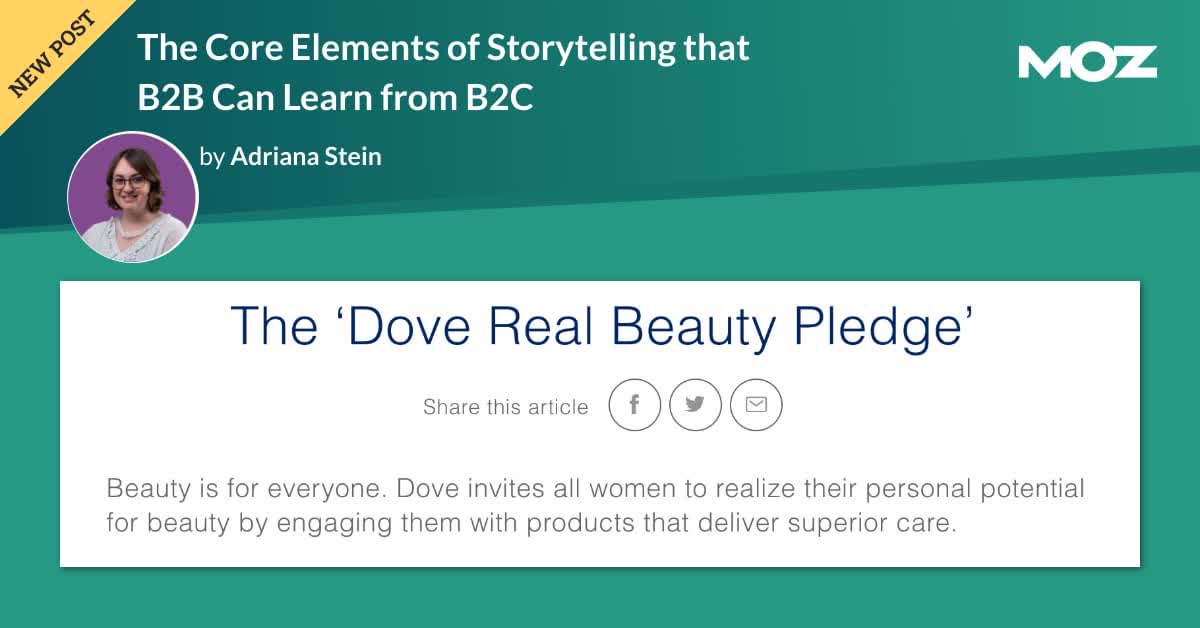 Cover image for The Core Elements of Storytelling that B2B Can Learn from B2C