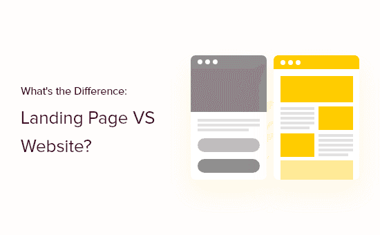 Cover image for What’s the Difference Between Landing page vs Website?