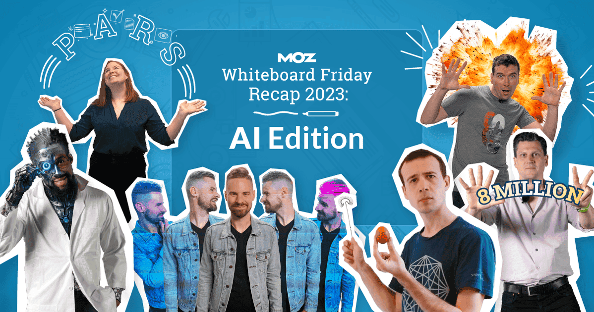 Cover image for Whiteboard Friday Recap 2023: AI Edition