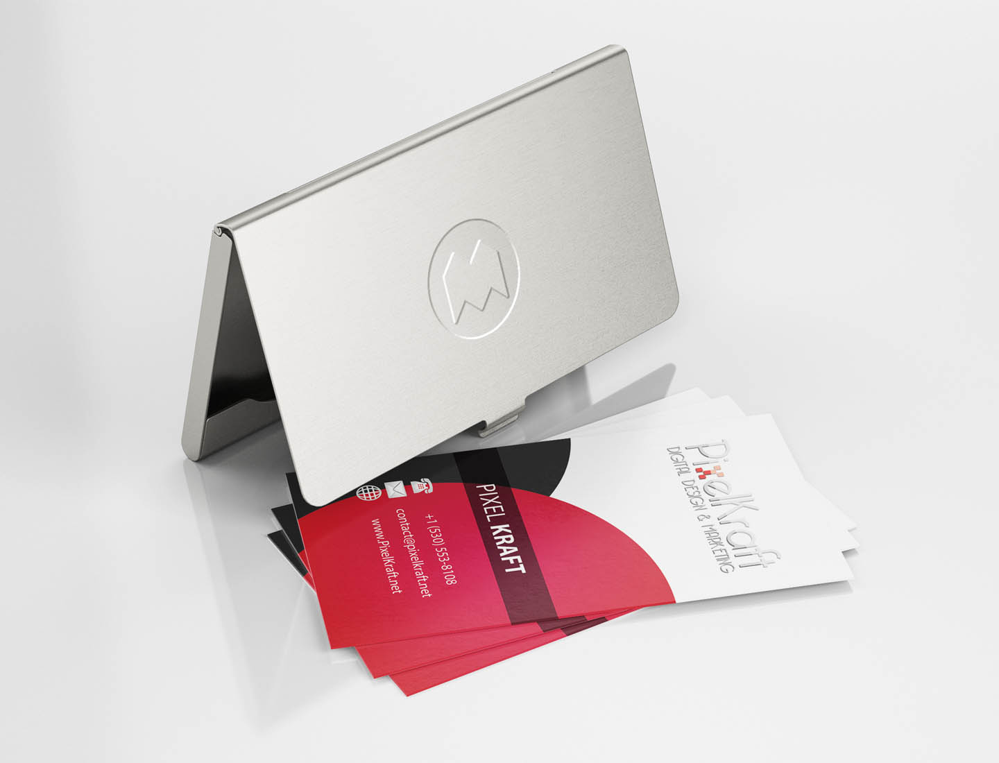 PK 3d Business Cards with Holder Showcase optimized