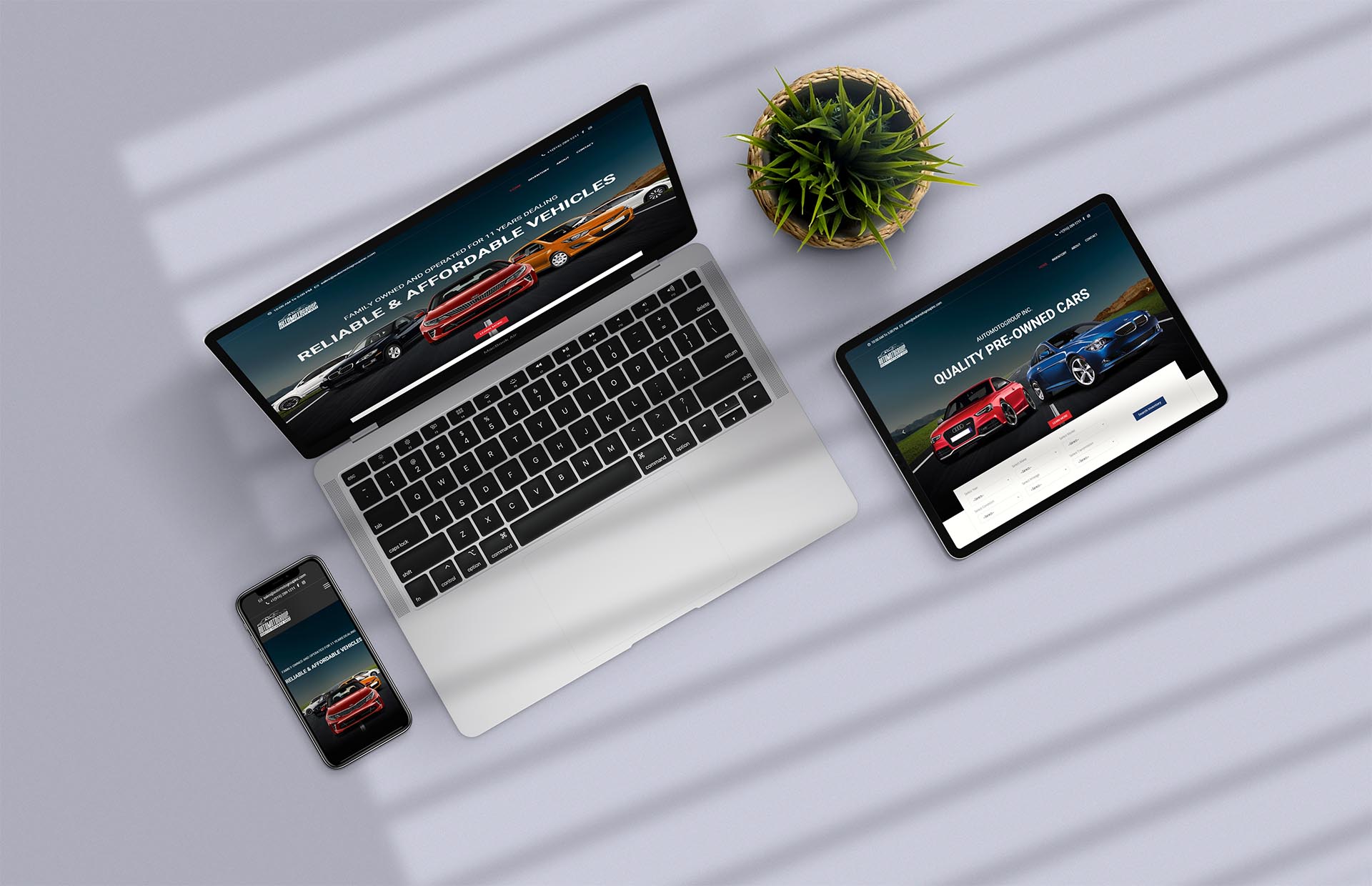 Custom Website For a Car Dealership