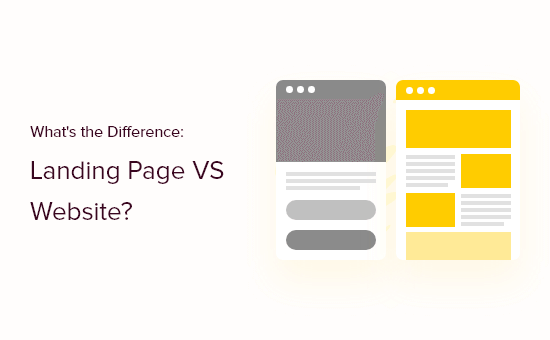 What’s the Difference Between Landing page vs Website?