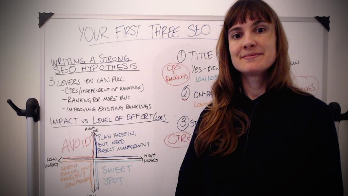 Your First Three SEO Tests