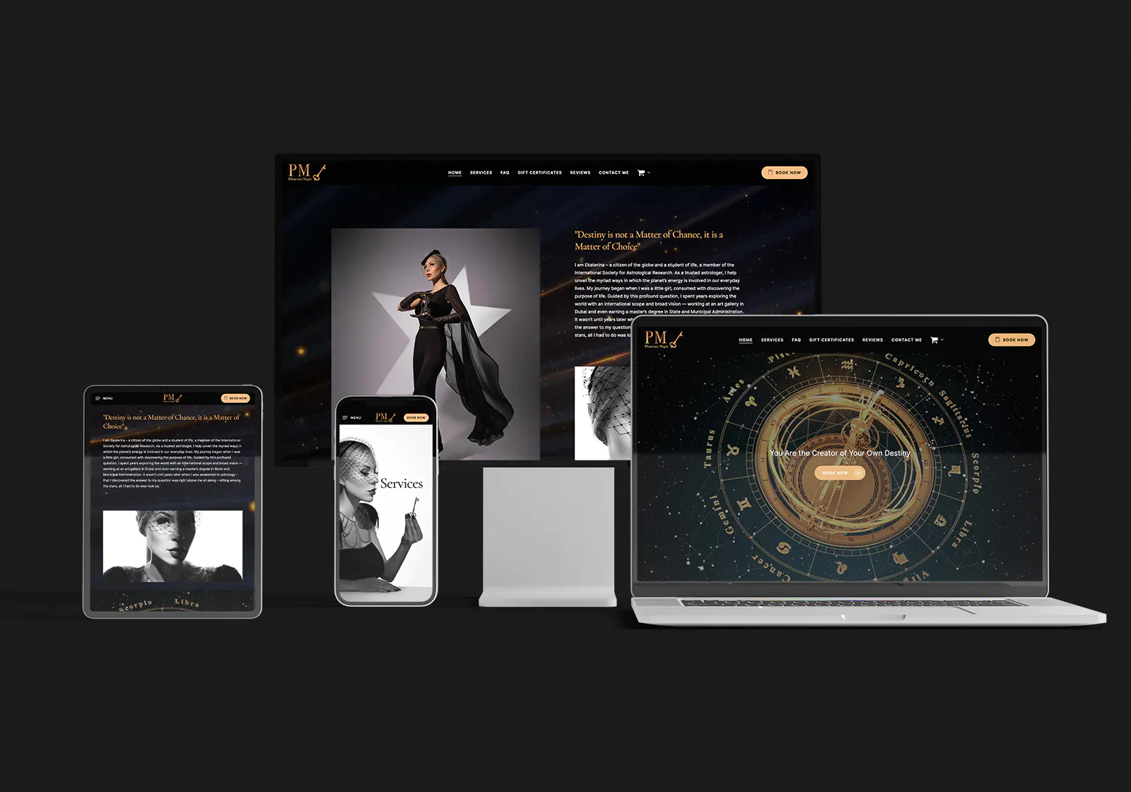 Website Design for an Astrologist