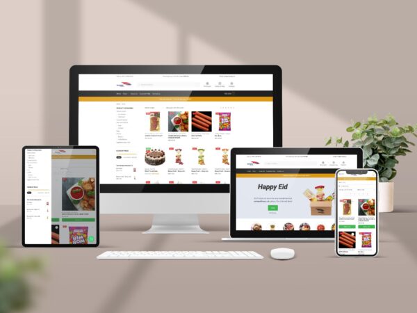 Website for Food Distributor in Dubai
