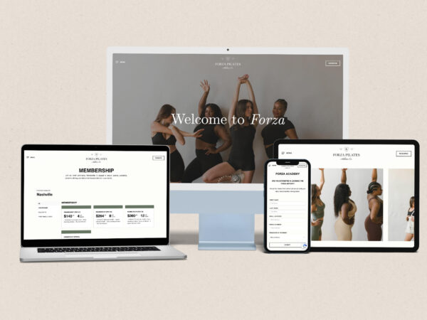 Website for Pilates Studio