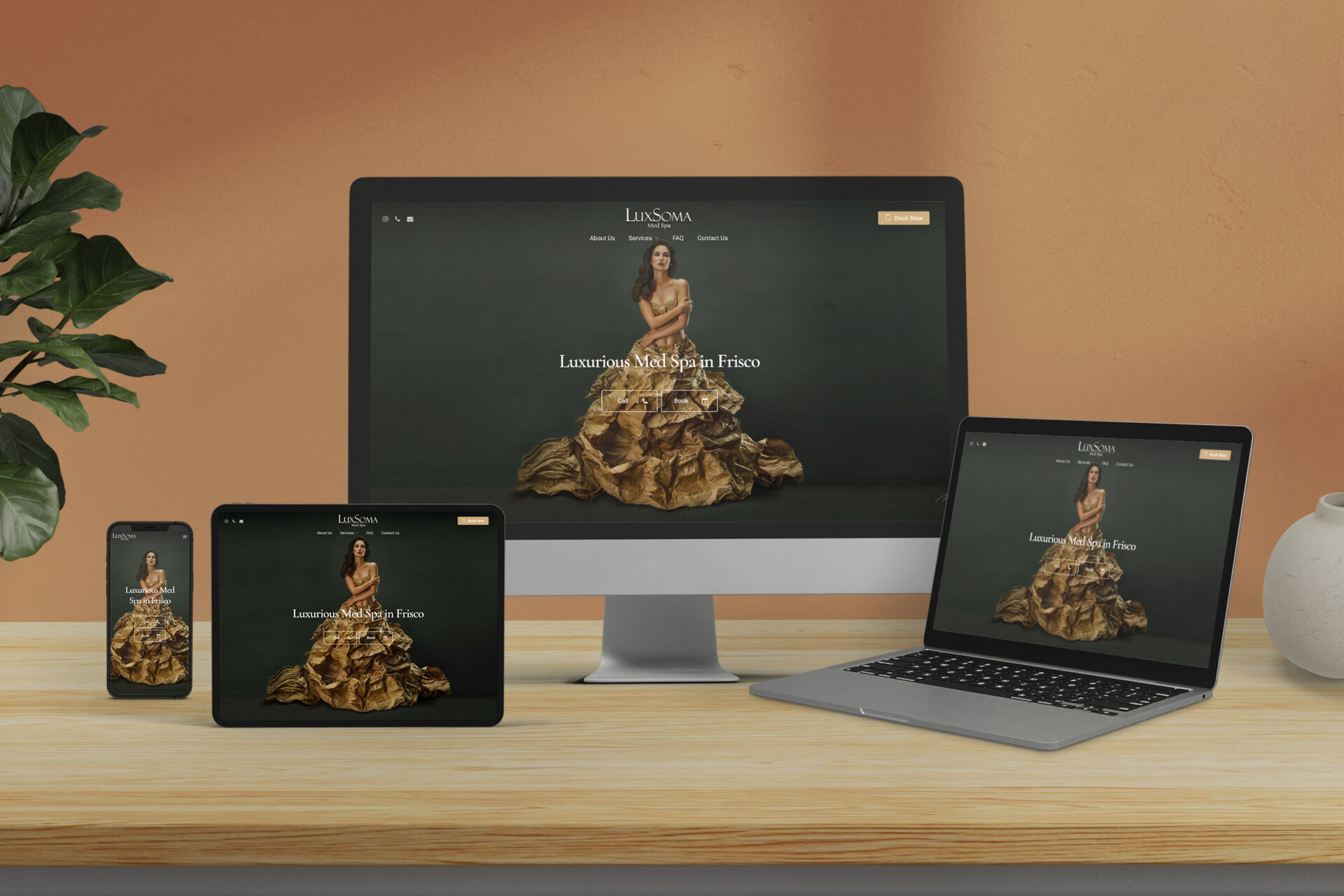 Website Design for LuxSoma Medical Spa