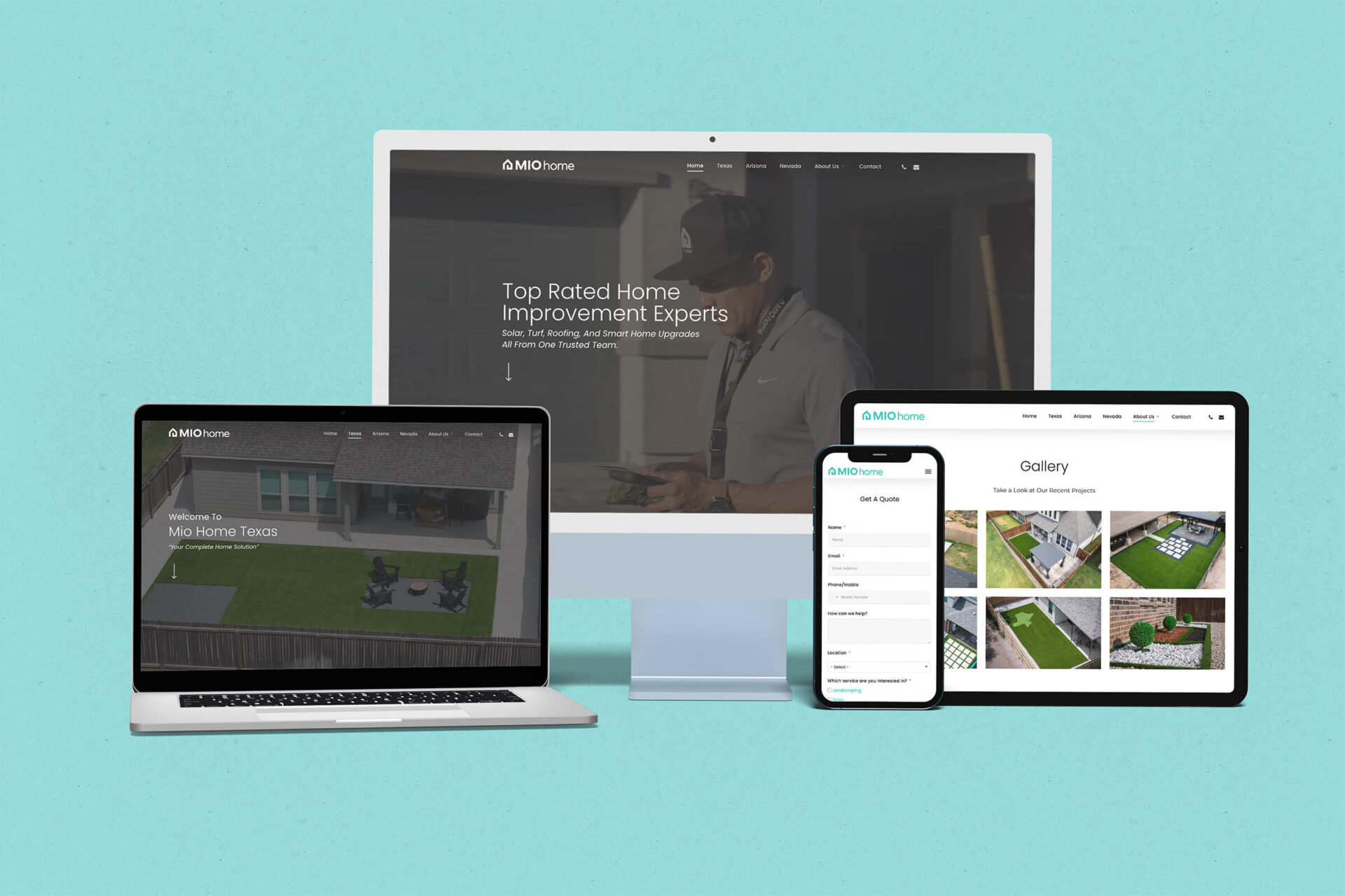 Home Improvement & Landscaping Services Website